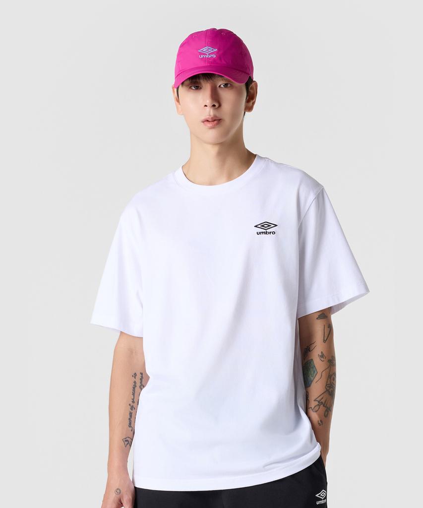 UMBRO Essentials Small Logo Short Sleeve T-Shirt White Ur123Crs19 (Type A)
