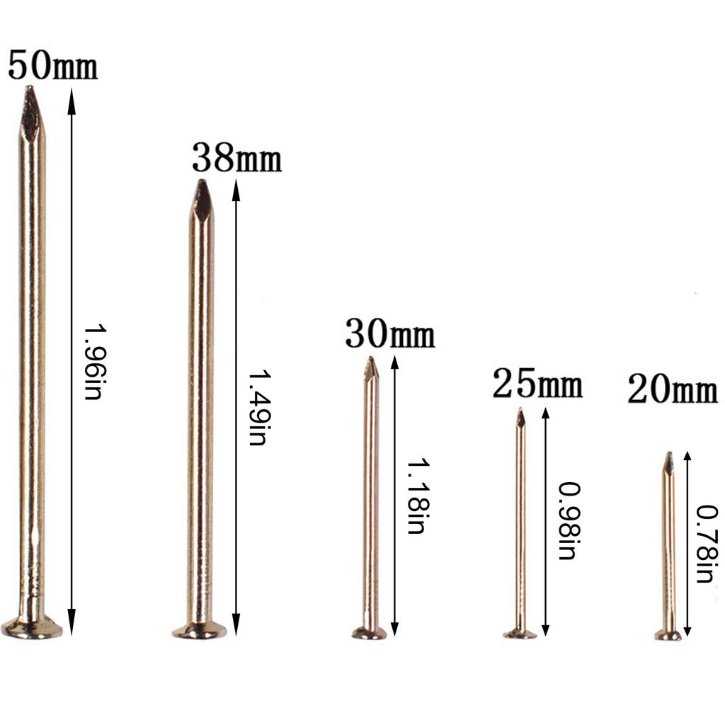 Набор гвоздей для фурнитуры, 350 шт., гвозди для подвешивания картин, железные гвозди для стен с коробкой для подвешивания картин, поделок