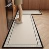 High-End Kitchen Door Special Floor Mat Non-Slip, Waterproof And Oil-Proof, Wipe-Free And Dirt-Resistant Pvc Leather Foot Mat Carpet