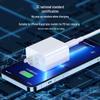 Совместимое быстрое зарядное устройство PD30W для iPhone 15/14 с кабелем данных Apple 16 и вилкой