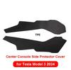 For Tesla Model 3 Highland 2024 Accessories Front Rear Door Sill Protector Threshold Strips Anti-kick Guard Protector Pad Cover