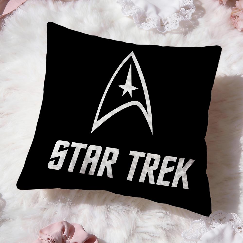 Подушка с изображением корабля S-Star Trek Чехол Премиум Комфорт Двусторонний Чехол для Подушки - Дизайн Два в Одном для Любой Комнаты и Салона Автомобиля