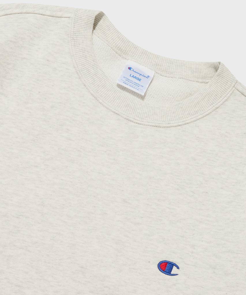 CHAMPION C-Logo Crewneck Sweatshirt Cream