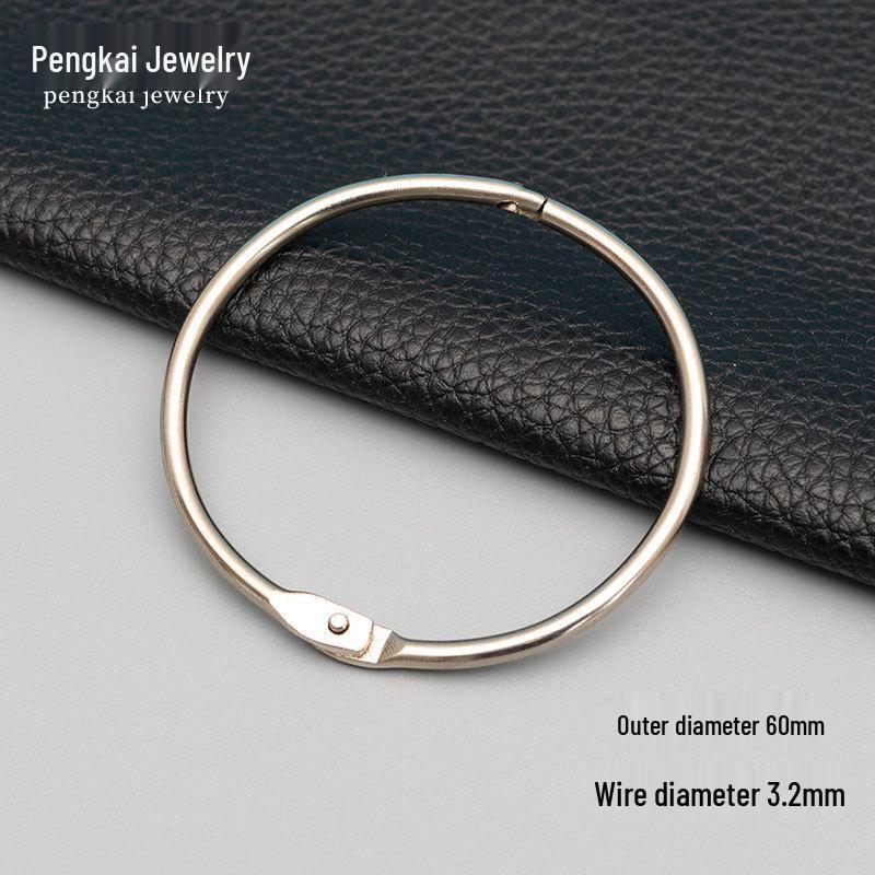 Металлические кольца-зажимы для DIY альбомов, украшений и брелоков