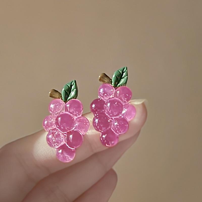 Серьги-кисточки из стекла с цветочным узором в стиле Мори, Игла из серебра – Элегантный дизайн высокого класса