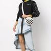 Off-White Diagonal Stripe Printed Round Zipper Leather Shoulder Crossbody Bag Unisex bags Off-White OWNA110S20LEA0010310