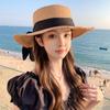 Straw Hat Women'S Summer Sun Protection Extra Large Brim Sun Hat Beach Seaside Vacation Sun Hat Foldable Hat Tide