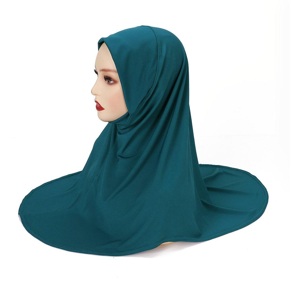Women's Hijab, Arabian Hijab, Double Round Edge Hijab, Bottom Cap, High Elastic Scarf