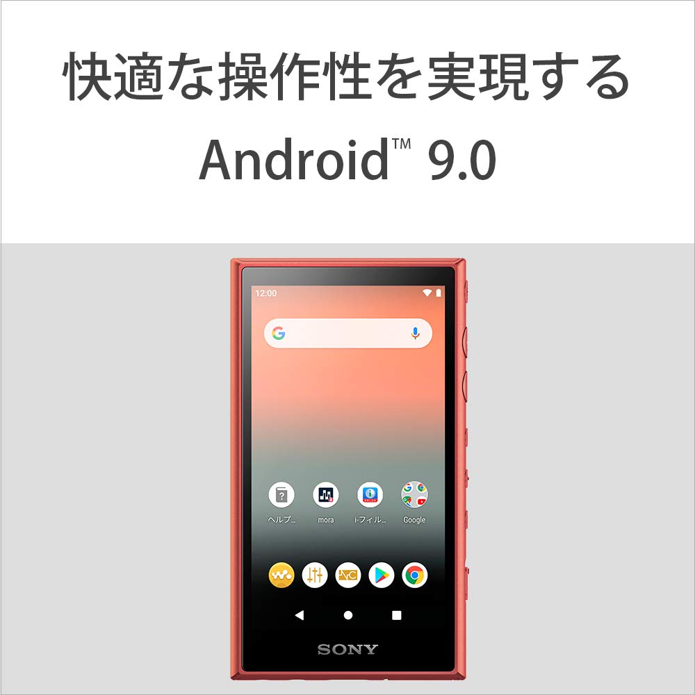 Sony Walkman 16GB A Series High Resolution Compatible MP3 Player Bluetooth Android Equipped microSD Compatible Touch Panel Up To 26 Hours Continuous
