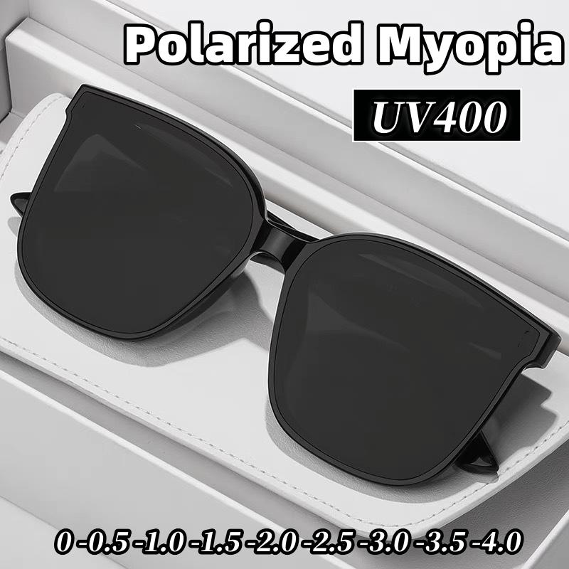 Женские солнцезащитные очки для близорукости с поляризацией UV400 для вождения, модные уличные солнцезащитные очки, защитные очки, степень-0,5-1,0