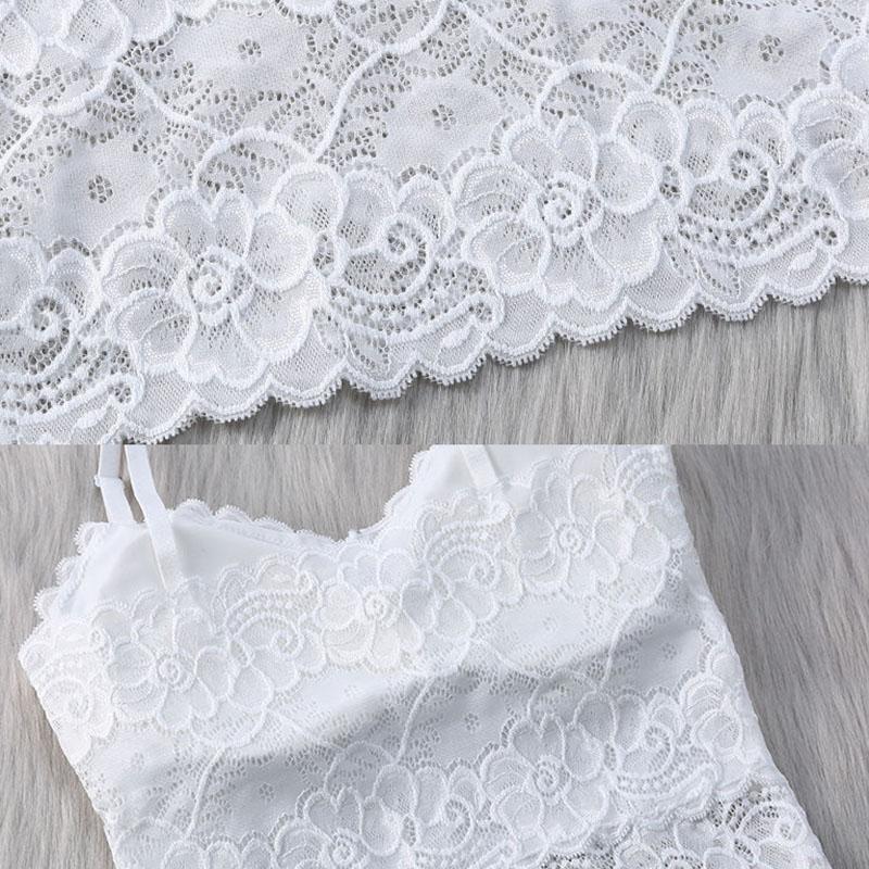Кружевной топ на бретелях, женские топы с анти-легким поясом, бюстгальтер на весну и лето, сексуальный тонкий топ, жилет на подтяжках, сплошной цвет, бретелька