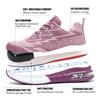Fashion Women'S Safety Shoes Anti-Smash Anti Puncture Work Sneakers Women Protection Shoes Breathable Security Shoes Air Cushion