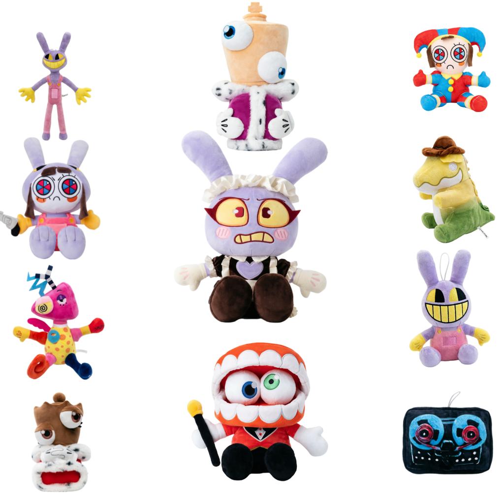 20CM Amazing Digital Plush Toys Circus Maid Jax Plush Magical Rabbit Clown Periphery Dolls Suitable Fans Collection Children