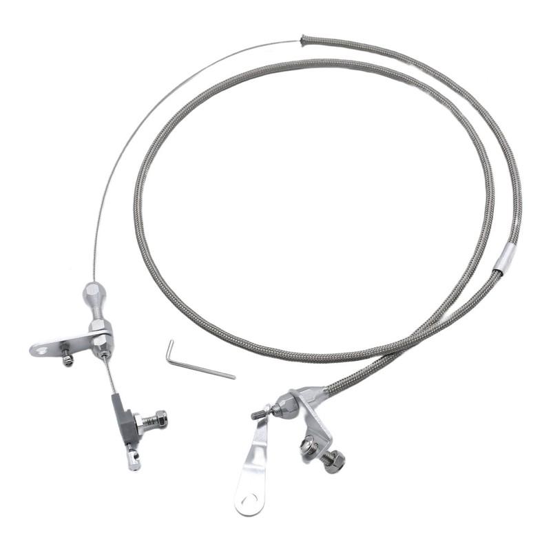 For Ford C6 For Ford C-6 Transmission Throttle Cable Kickdown Cable Transmission Repair Stainless Steel Easy Installation