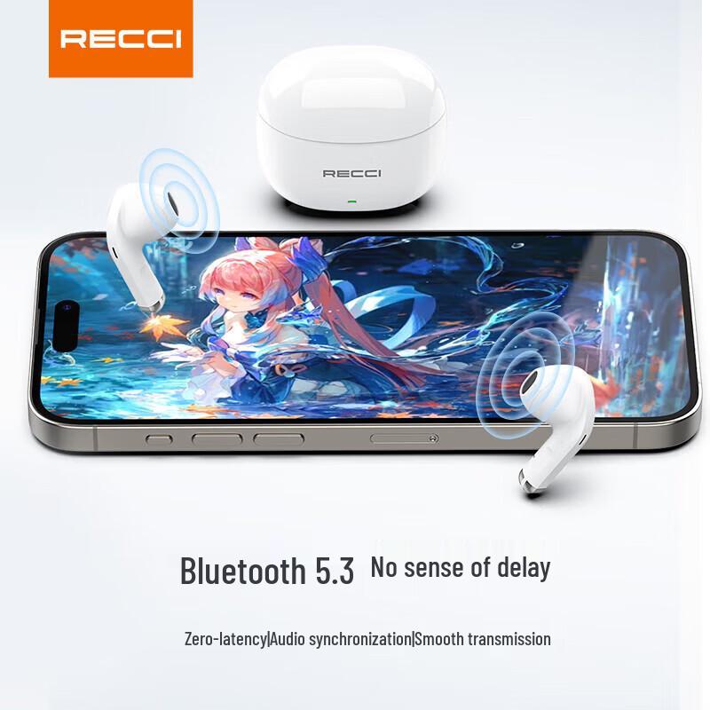 Recci REP-W81 Semi-In-Ear Wireless Bluetooth Earphones