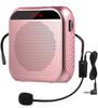 Yi Tong Portable Hands-Free Headset with Microphone, Music Playback, USBmicroSD Compatible, Perfect for Events, Lectures, and Presentations (Pink)