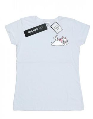 Женская/дамская футболка Aristocats Marie Sweet Backside Breast Print из хлопка