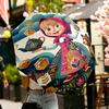 Masha and the Bear Print Umbrella Automatic Opening/ Closing - Portable Foldable Design - Daily Use for Travel/Outdoor - Gift for Birthday