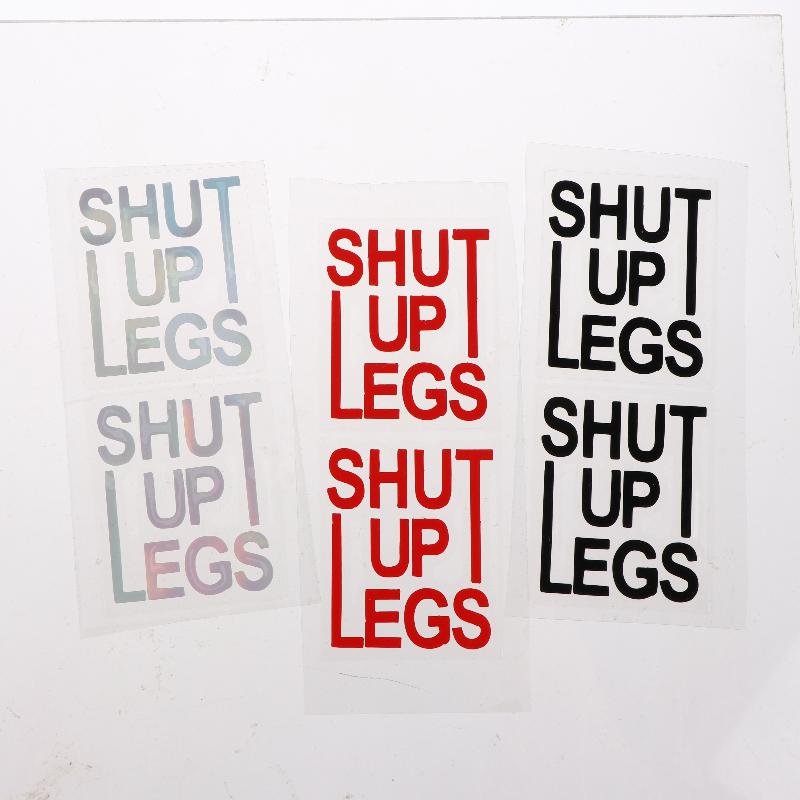 2 шт. Наклейки на верхнюю трубу рамы велосипеда Заткнитесь, ноги Велосипедная наклейка Водонепроницаемая виниловая наклейка Украшение Для аксессуаров для горного велосипеда