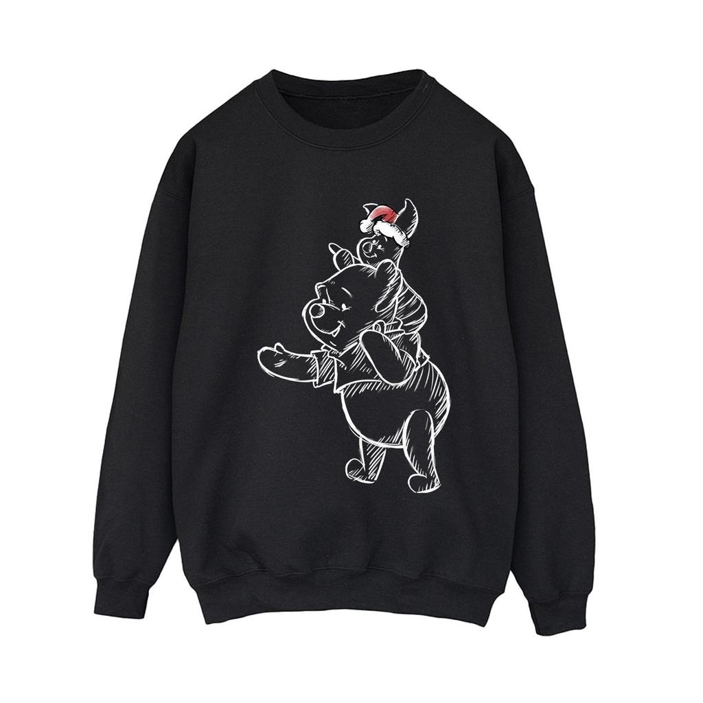 Disney Womens/Ladies Winnie The Pooh Piglet Christmas Sweatshirt