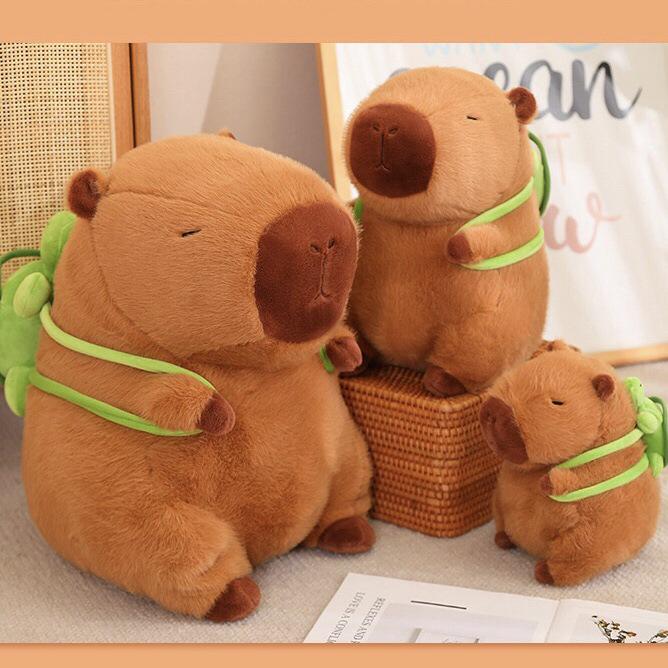 Adorable Plush Capybara Toy - Multiple Sizes - Cute Doll Girl Gift Stuffed Animal