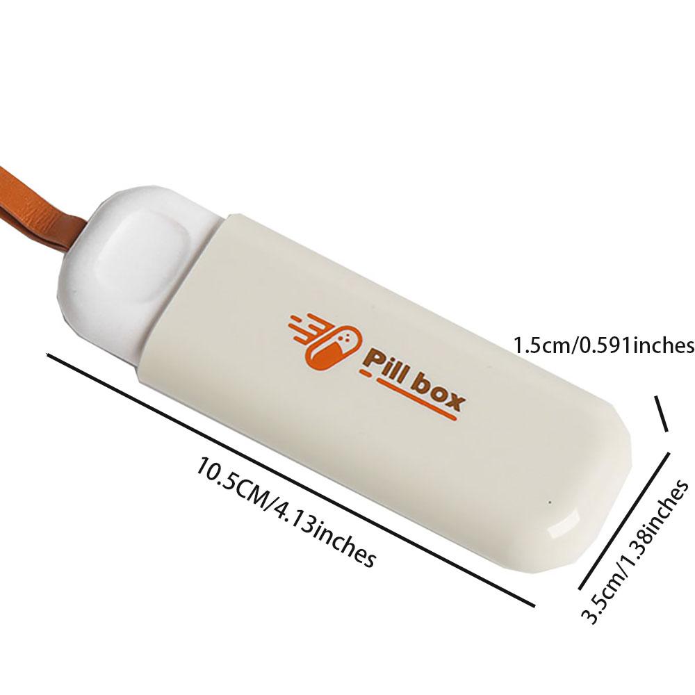 Коробка для таблеток в скандинавском стиле, коробка для хранения, 3 сетки, портативная таблетница, медицинское оборудование, дорожные принадлежности, таблетница, день выдачи лекарств, 2 шт.