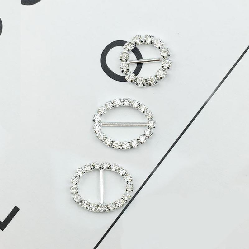 Fashion 10PCS/Set Hairband Making Hot Sale Girls Hair Accessories Card Decoration Women Rhinestone Buckles DIY Popular Wedding Metal