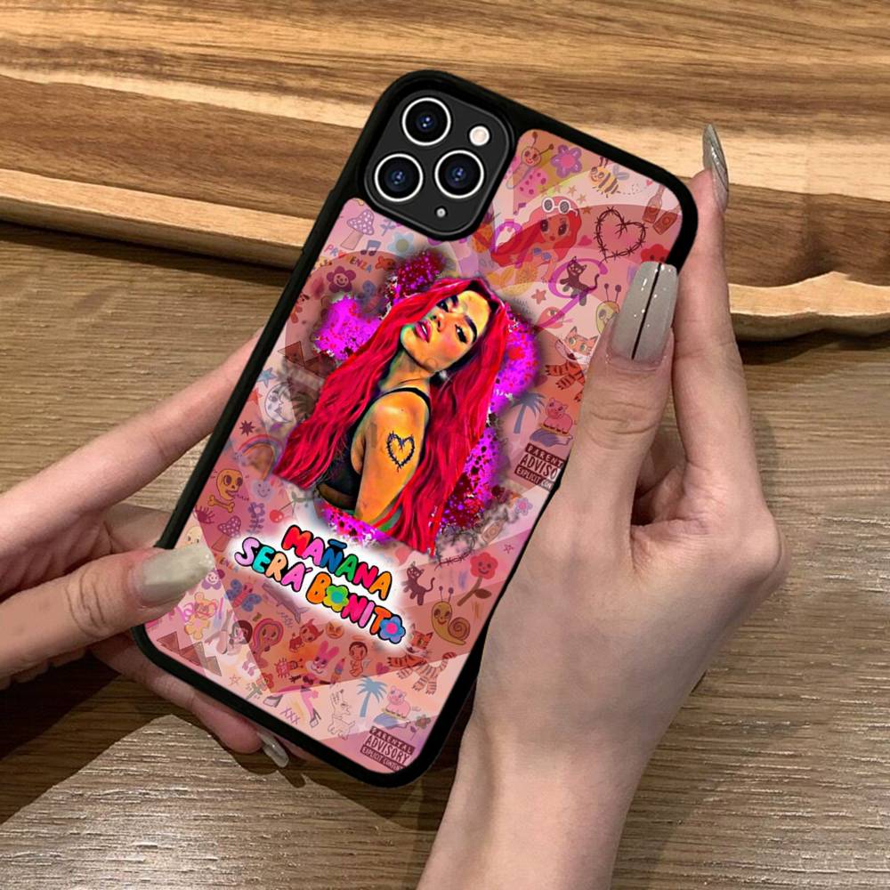 Karol G Manana Phone Case Silicone PC+TPU For For IPhone 11 12 13 14 15 16 Plus Pro Max Cover