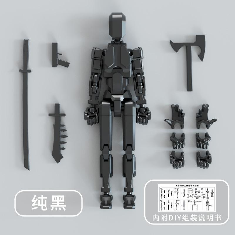 3D Printed Mannequin Action Figures Toys Dummy 13 Shapeshift Robot Multi-Jointed Movable Kids Adults Parent-children Games Gifts