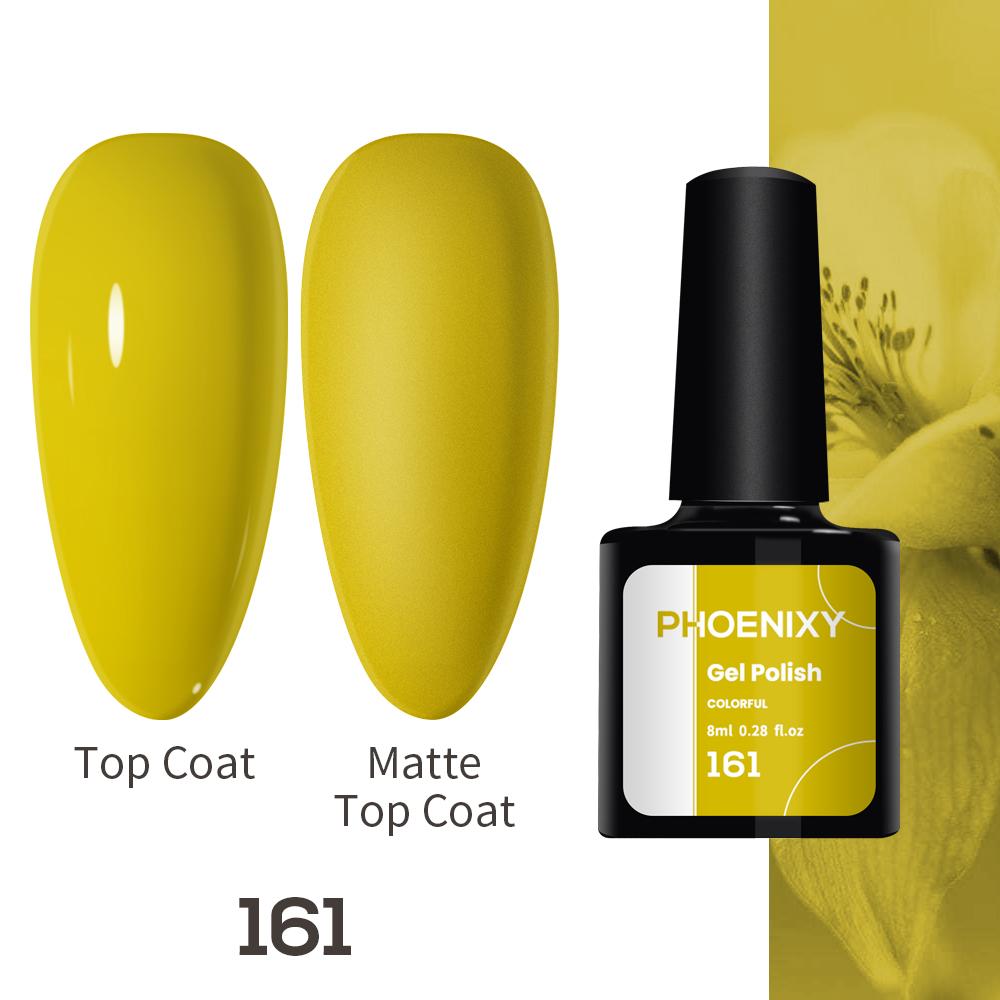 PHOENIXY, 8 мл, блестящий УФ-гель для ногтей, блестящие блестки, замачиваемый УФ-гель-лак, красочный гель-лак для ногтей, лак для дизайна ногтей «сделай сам»