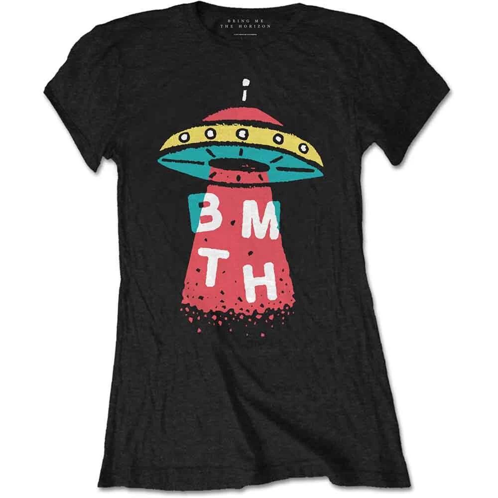 Bring Me The Horizon Alien Short Sleeve Tee Black New
