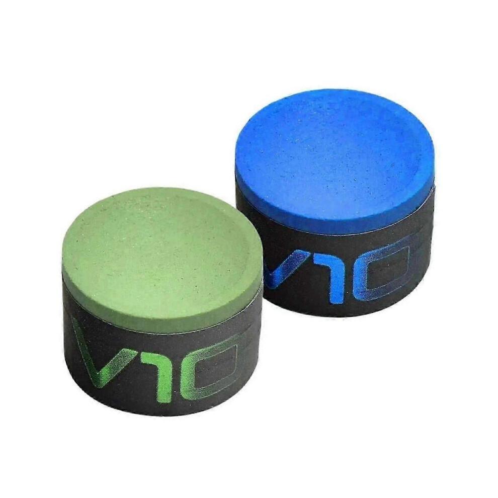 (зеленый)Мел для кия Taom V10 Professional, Сине-зеленый