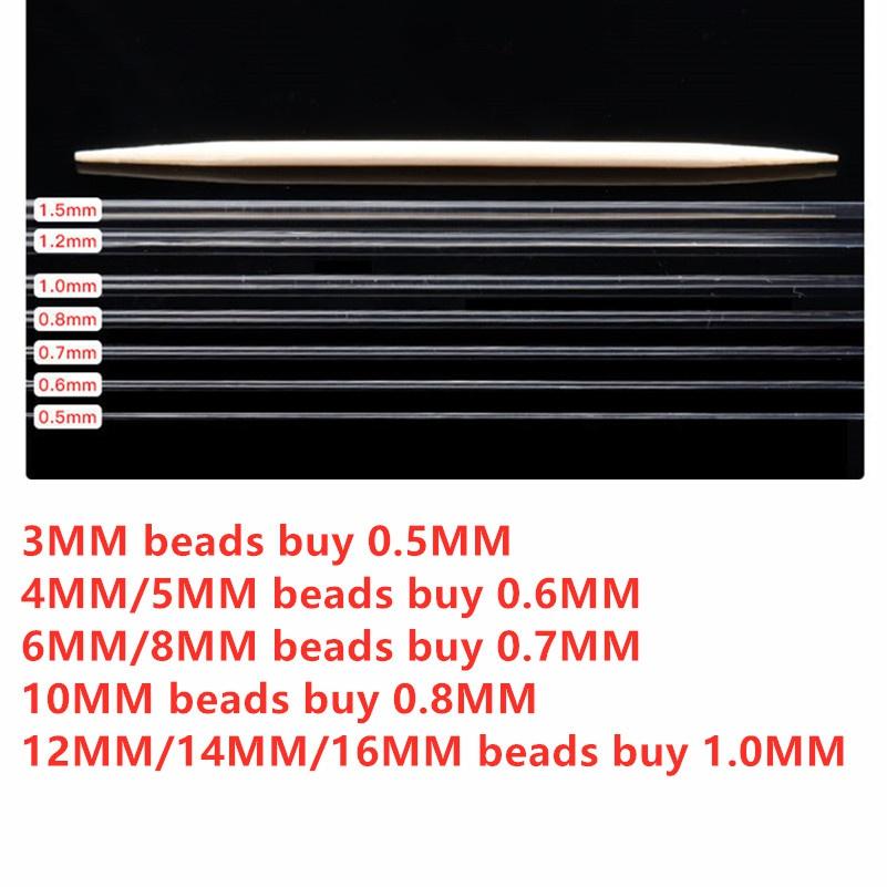 1 шт. 0,4/0,5/0,6/0,7/0,8/1,0 мм пластиковые кристаллы DIY бисер растягивающиеся шнуры эластичная линия изготовление ювелирных изделий доступны в маленьких и больших рулонах