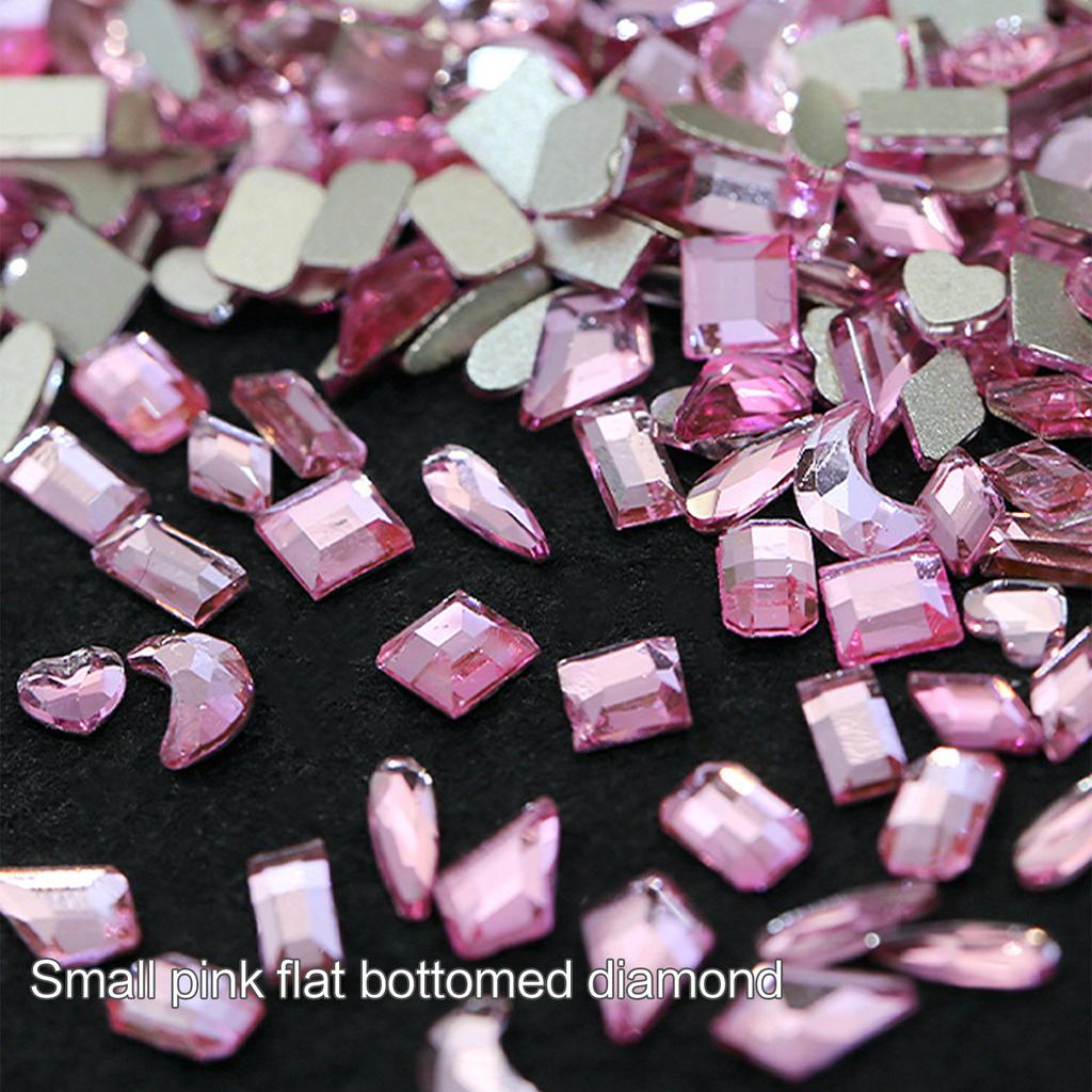 Heart Nail Charms Butterfly Crystal Gems Flat Bottom Nail Gems Nail Art Charms Nail Crystal Rhinestones Nail Art Decor