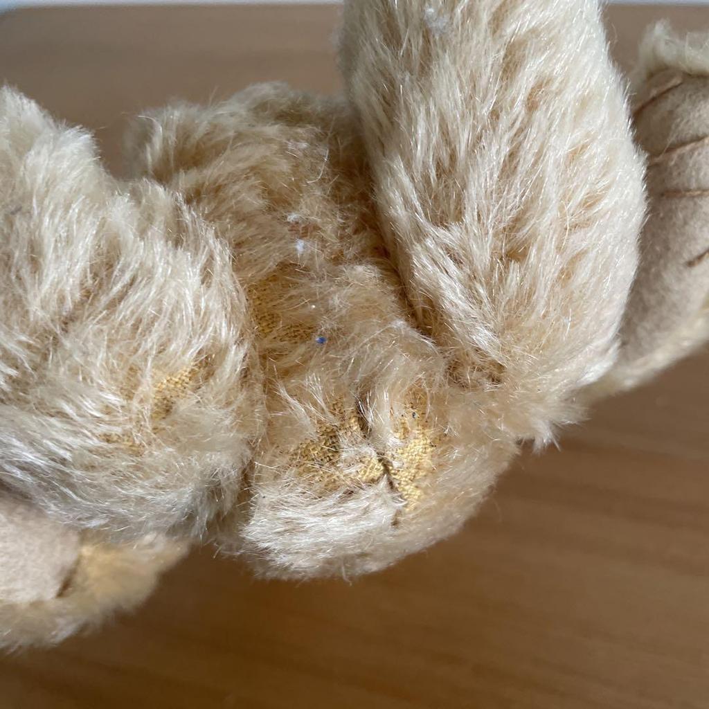 [USED] Antique Teddy Bear, Sitting Bear, Plush Toy, Beige, for Kids