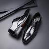 Japanese Style New British Style Carving Genuine Leather Formal Business Leather Shoes Men Brogue Oxford Pumps