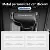AABIU1 Metal Car Logo Sticker Car Door Window Wiper Stickers For KIA Cadenza Carens Carnival Cerato Ev6 FORTE K5 Sportage Rio Ceed Niro