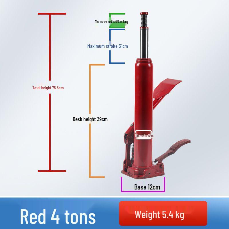 3-тонный гидравлический домкрат с ножным приводом для легковых автомобилей и внедорожников, вертикальный тип, с алмазным буровым стендом.
