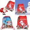 5 шт. Рюкзаки Дед Мороз Рождественские принадлежности Упаковка игрушек Рождественский подарочный мешок Мешки для хранения Мешки на шнурке
