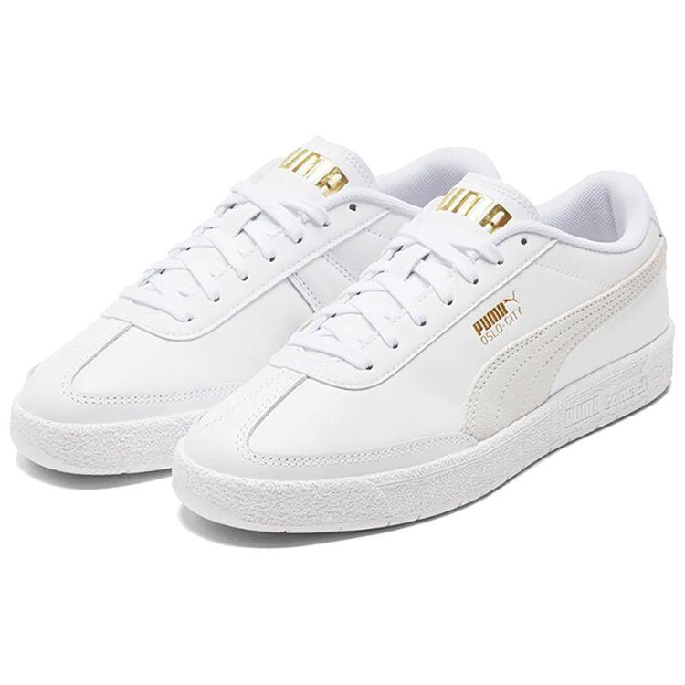 Puma Кеды Oslo-City Casual с низким верхом Унисекс Кеды Белый Серый 374976-01