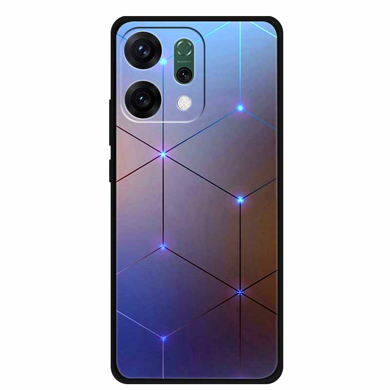For Oppo Reno 14 5G Phone Case 6.59" Fashion Luxury Casing Black Silicone Soft Back Cover For Oppo Reno 14 Shockproof Capa Funda