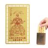 2026 Tai Sui Amulet Card Feng Shui Prayer Gold Card Exorcism Protection Buddha Gift Amulet Safe Bring In Wealth And Treasure