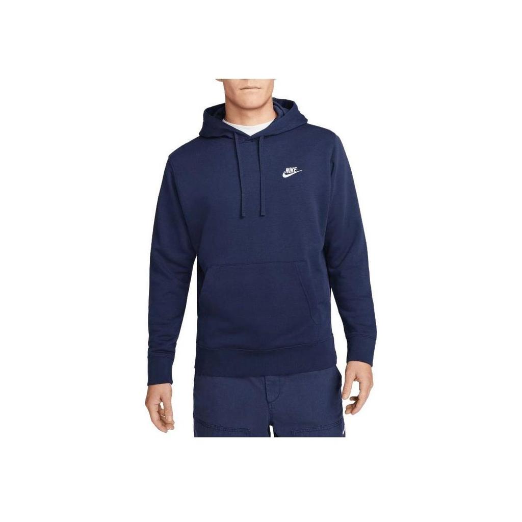 Nike Толстовка с принтом алфавита и карманом, толстовка с длинными рукавами, мужские топы, темно-синий CZ7858-410