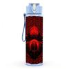 1PC Red Venom Spider Dark Comic Art Print 750ml Color Plastic Sports Water Bottle Leakproof Flip Straw Lid Suitable for Sports Office Home Use