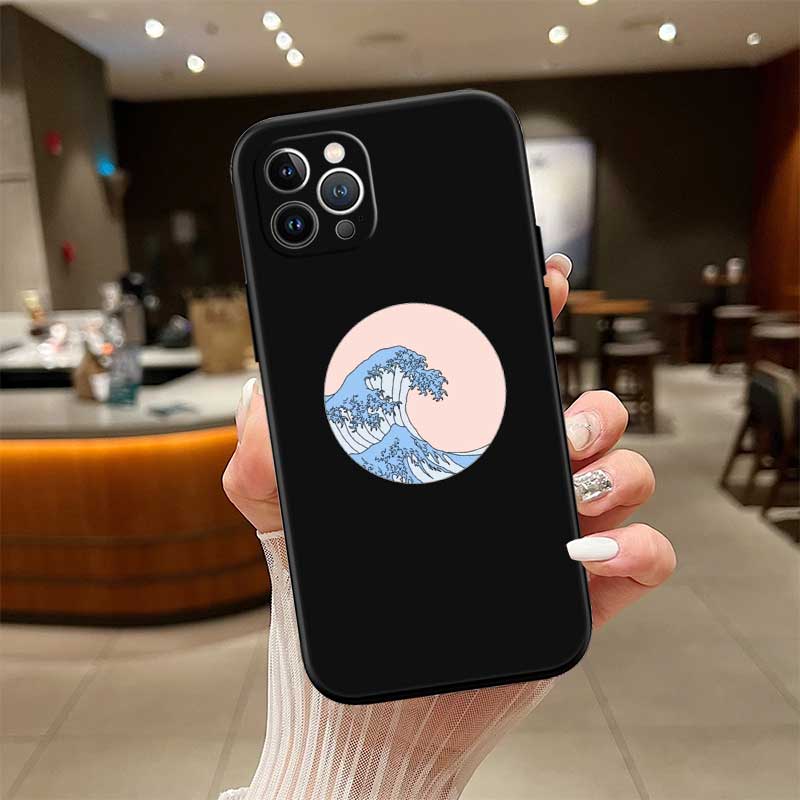 UP32 Great Wave off Kanagawa New High-End Shell Phone Case for iPhone SE X XS XR 16E 17 11 Pro Max 8 7 6 6s Plus Air