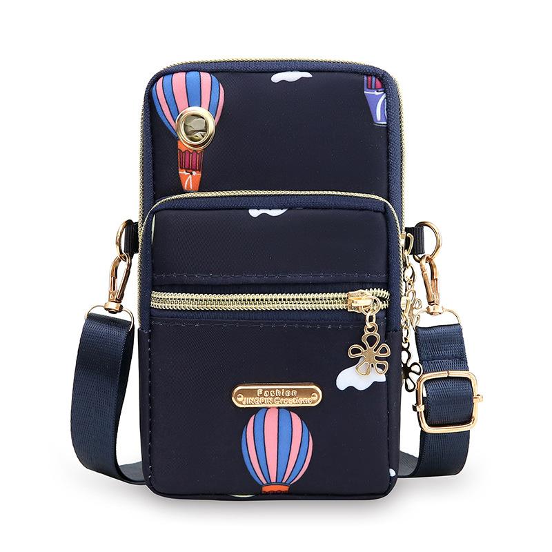 Новая сумка для мобильного телефона, женская мини-сумка через плечо, сумка для мобильного телефона, подвесная тканевая сумка на шею, портативный кошелек на запястье