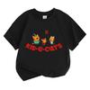 Мультяшные футболки Kid-E-Cats 100% Хлопок Забавная футболка с семьей кошек Русские Три Кота Топы Детские с коротким рукавом Дышащие футболки летние Топы