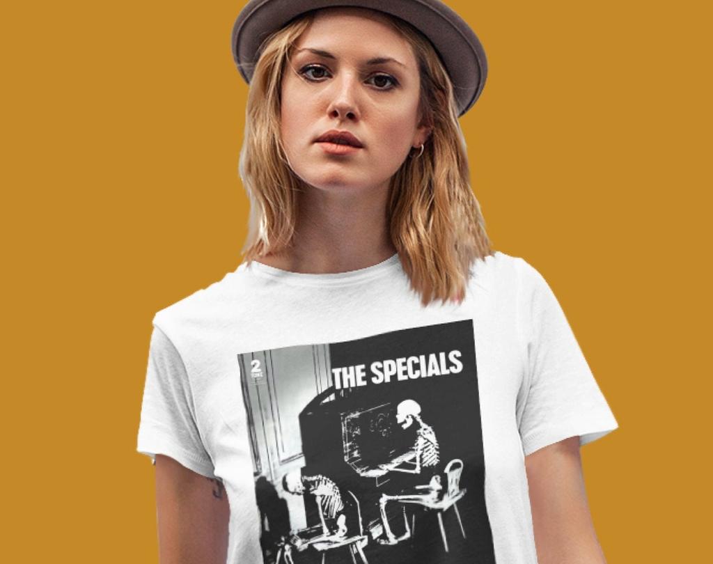 The Specials T Shirt and kids tshirt, UK 2 Tone Ska Band Tee, Unisex Retro Graphic Print