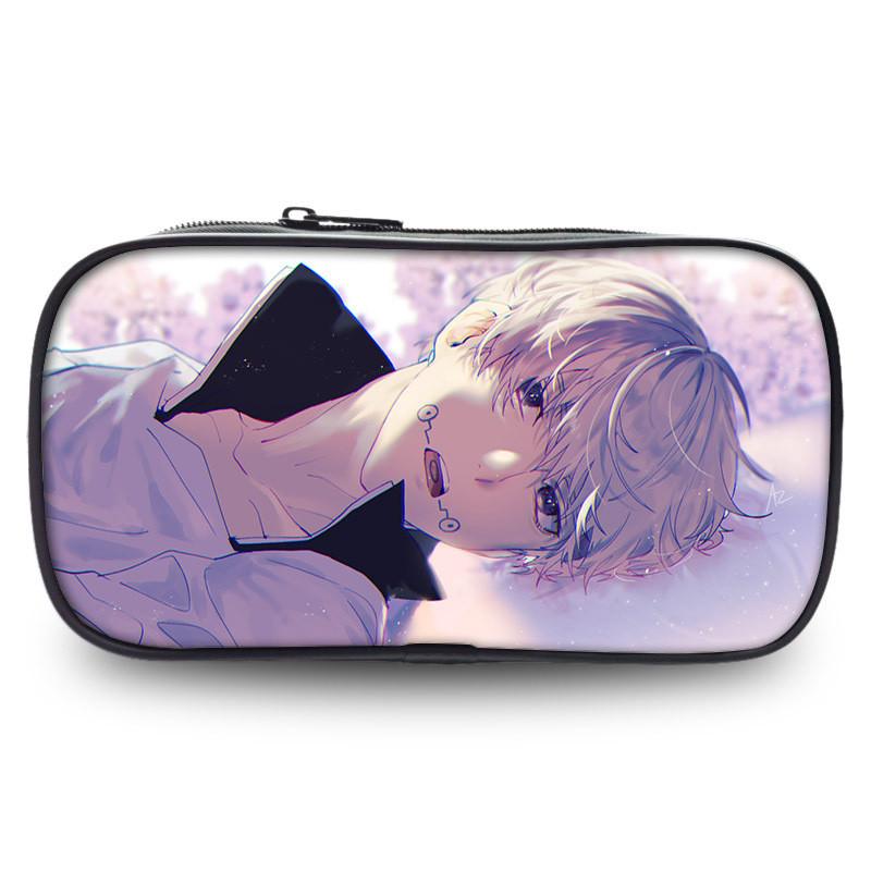 Пенал Jujutsu Kaisen большой вместимости, прочная ткань Оксфорд, аниме-держатель для канцелярских товаров