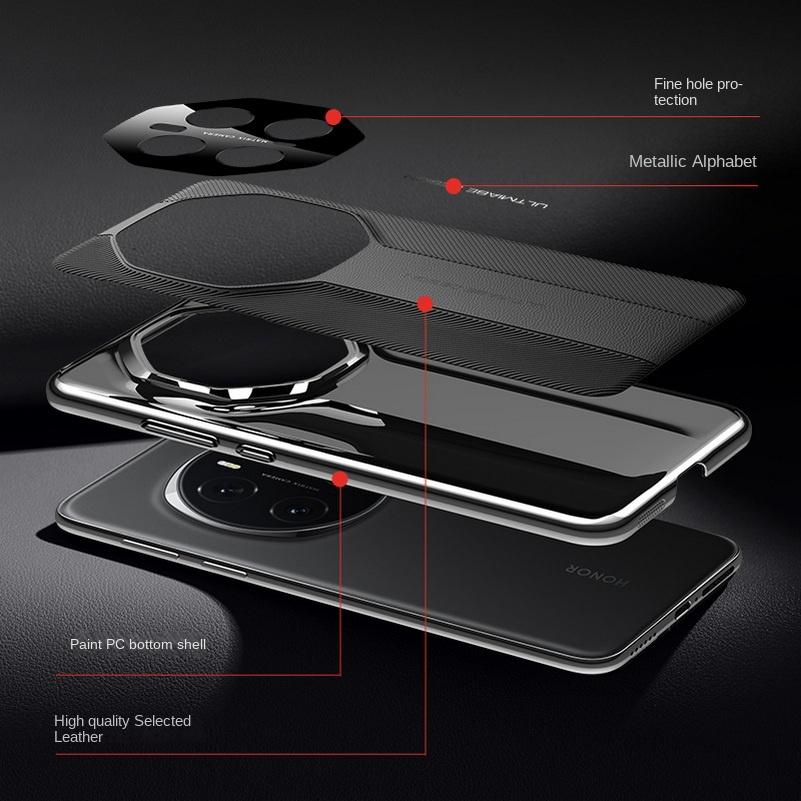 Роскошная текстура превращается в идеальный чехол для Honor Magic 7 Pro Magic 6 Pro Honor X9C X60 X50 Тонкий Жесткий Чехол для Защиты Камеры